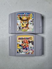 Mario Party 2 & 3 (Nintendo 64, N64, 2001) Somente cartuchos autênticos testados  comprar usado Mario Party 2 & 3 (Nintendo 64, N64, 2001) Somente cartuchos autênticos testados  comprar usado  Enviando para Brazil