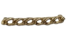 Broche vintage Goldtone barra de corda torcida 2"" comprar usado  Enviando para Brazil