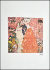Usado, GUSTAV KLIMT * The Girlfriends * 70 x 50 cm *signed lithograph*limited # 116/200 comprar usado  Enviando para Brazil