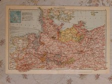 Lithographie landkarte nord gebraucht kaufen  Berlin