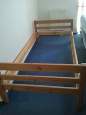 Bettgestell 90x200 holz gebraucht kaufen  Deutschland