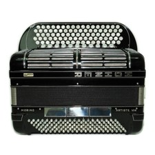Acordeão Hohner Morino Artiste VI N botão 120 baixo, alça C, estojo de alças, 2573 comprar usado  Enviando para Brazil