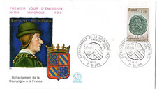 1944 fdc jour d'occasion  Roanne