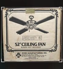 -Moss INC.- Ceiling Fan- ‘80 Vintage - NOS- Motor Für Ventilator Moss INC comprar usado  Enviando para Brazil