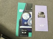 Mini price list for sale  WEYMOUTH