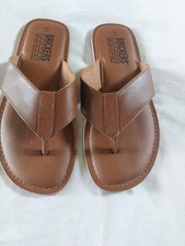mens leather flip flops for sale  SITTINGBOURNE
