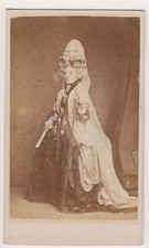 CDV de palco - atriz em um traje elaborado, usado comprar usado  Enviando para Brazil
