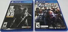 Lote PS4: Videojuegos The Last of Us "Remasterizados" y Marvel Avengers PlayStation segunda mano  Embacar hacia Argentina