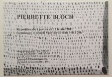 Pierrette bloch carton d'occasion  Boulogne-Billancourt