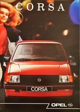 Opel corsa brochure for sale  BIGGLESWADE