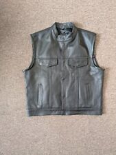 Men leather waistcoat for sale  HALESOWEN