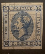 Italia regno 1863 usato  Roma