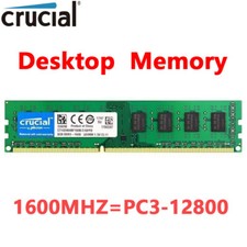 Memória RAM 240pin DIMM 1.5V 1X4GB Crucial DDR3 4GB 1600 MHz PC3-12800 desktop comprar usado Memória RAM 240pin DIMM 1.5V 1X4GB Crucial DDR3 4GB 1600 MHz PC3-12800 desktop comprar usado  Enviando para Brazil