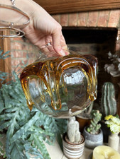 Vintage murano amber for sale  TROWBRIDGE