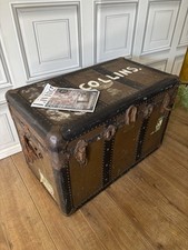 Antique travel trunk for sale  THIRSK