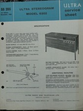Ultra radiogram player for sale  LINCOLN
