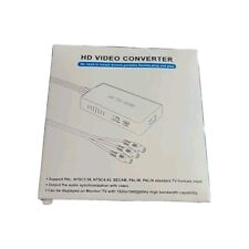 Conversor RCA AV para HDMI HD composto adaptador de áudio e vídeo CVBS para Wii, usado comprar usado  Enviando para Brazil