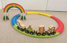 Wooden animal rainbow for sale  LONDON