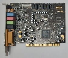 Używany, Creative Sound Blaster Live! 5.1 Cyfrowa karta dźwiękowa PCI (SB0220, EMU10K1, 2002) na sprzedaż  PL