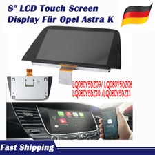do 8" Opel Astra K Ekran LCD Wyświetlacz Ekran dotykowy 39042448 LQ080Y5DZ10 DE na sprzedaż  Wysyłka do Poland