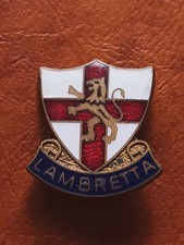 Vintage enamel lambretta for sale  HEMEL HEMPSTEAD