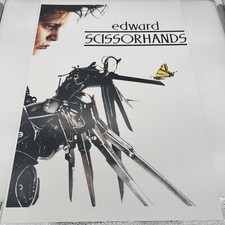 Edward scissorhands poster usato  Roma