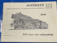 Märklin 3048 betriebsheft gebraucht kaufen  Duisburg