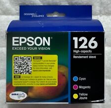 Usado, Conjunto de Tinta Amarela Ciano Magenta Epson 126 T126520 Original OEM Embalagem a Granel comprar usado  Enviando para Brazil