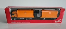 HERPA-304313 Mercedes Kłonicowy wciągnik przyczepy z 2 kontenerami budowlanymi MAX BOGL 1:87 [A7] na sprzedaż  PL