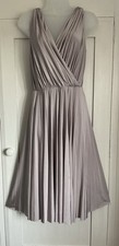 Taupe knife pleated for sale  EXMOUTH