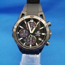 Relógio de quartzo Casio Edifice EFS-S640 com caixa 40mm masculino mostrador preto comprar usado  Enviando para Brazil