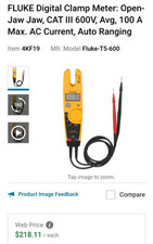 Testador de corrente de tensão Fluke T5600USA 600V comprar usado  Enviando para Brazil