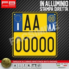 Targa targhino moto usato  Cirie