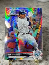 2017 Bowman Chrome ALEX RODRIGUEZ Convenção Nacional Prisma Refrator Yankees SP comprar usado  Enviando para Brazil