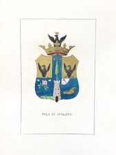 1882 araldica stemma usato  Magenta