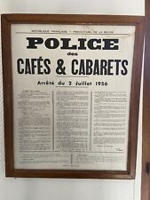 Affiche ancienne police d'occasion  Pacy-sur-Eure