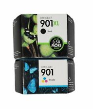 NOVO CARTUCHO DE TINTA HP 901XL 901 (CC654AN/CC656AN) cor preta pacote com 2 expirado 2014 comprar usado  Enviando para Brazil