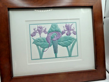 Watercolor embossed botanical for sale  Denver