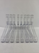 Conjunto de 8 cabides de roupas Lucite acrílico transparente da década de 1970 MCM comprar usado  Enviando para Brazil