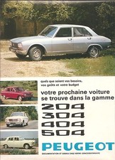 Publicite peugeot 204 d'occasion  Le Luc