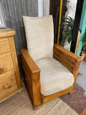 Reclining wooden chair for sale  SHIPSTON-ON-STOUR