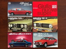 Prospekte brochures alfa gebraucht kaufen  Essen
