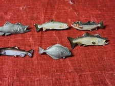 Lote de broches de jaqueta chapéu lapela estanho peixe água doce e salgada   comprar usado  Enviando para Brazil