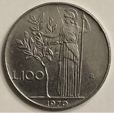 100 lire 1970 usato  Avezzano