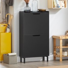 Black shoe cabinet for sale  Brentwood