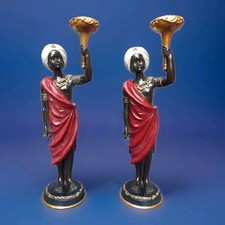 Pair blackamoor figures for sale  WIGSTON