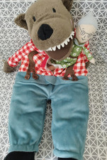 Peluche doudou loup d'occasion  Le Faouët