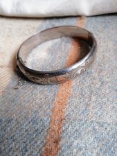 Stirling silver hinged for sale  SWANSEA