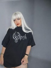 Camiseta OPETH Vintage XL Preta Estampa Dupla Face Banda Metal Anos 2000 Rara comprar usado  Enviando para Brazil