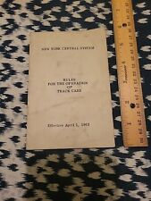 1963 railroad rules for sale  Mount Olive